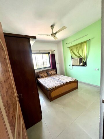 Living Room in 2 BHK Apartment at Haware Silicon Tower, Palm Beach – for Sale