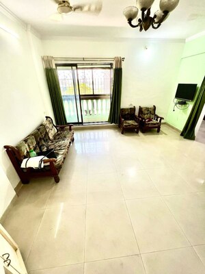 Living Room in 2 BHK Apartment at Haware Silicon Tower, Palm Beach – for Sale