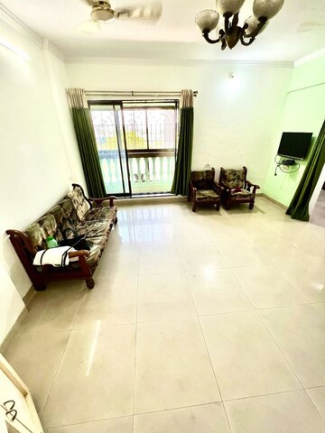 Living Room in 2 BHK Apartment at Haware Silicon Tower, Palm Beach – for Sale