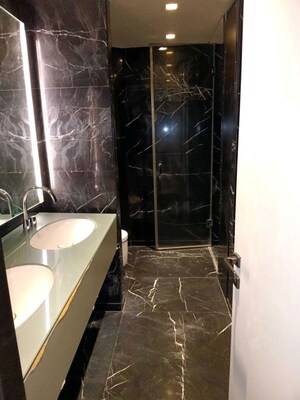Bathroom in 3 BHK Apartment at Lodha The World Towers World One Tier 2, Worli – for Rent