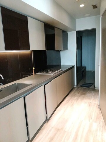 Kitchen in 3 BHK Apartment at Lodha The World Towers World One Tier 2, Worli – for Rent