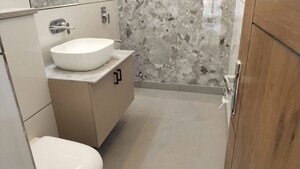 Bathroom in 3 BHK Apartment at Sector 6 Dwarka – for Rent