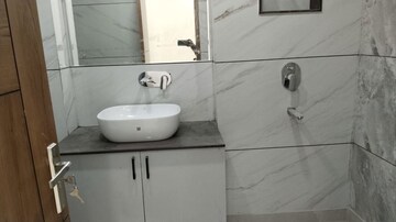 Bathroom in 3 BHK Apartment at Sector 6 Dwarka – for Rent