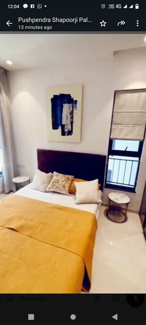 Bedroom in 3 BHK Apartment at Shapoorji Pallonji Sensorium, Hinjewadi – for Sale