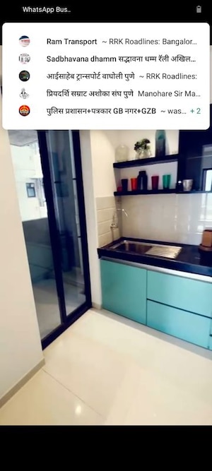 Kitchen in 3 BHK Apartment at Shapoorji Pallonji Sensorium, Hinjewadi – for Sale