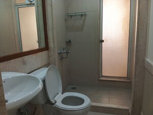Bathroom in 2 BHK Apartment at Hiranandani Meadows, Manpada – for Rent