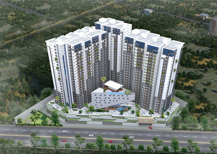 Exterior View, elegant-nivasa 3 Bedroom 1700 Sq.Ft. Apartment In Kollur Hyderabad 9939690
