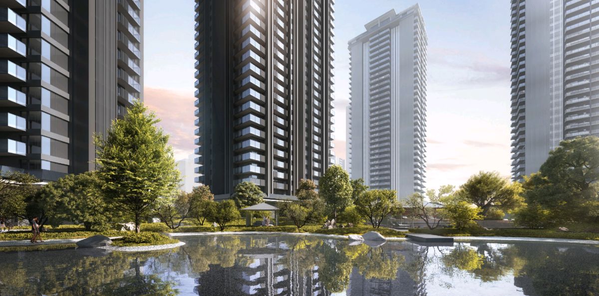 2.5 BHK + Pooja Room,Study Room Apartment For Sale in Krisumi Waterside Residences