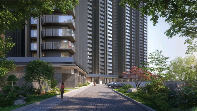 Exterior View, krisumi-waterside-residences 2.5 Bedroom 1925 Sq.Ft. Apartment In Sector 36a Gurgaon 9939666