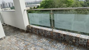 Balcony in 3 BHK Builder Floor at Sector 12 – for Rent