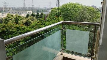 Balcony in 3 BHK Builder Floor at Sector 12 – for Rent