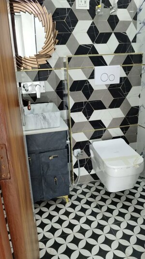 Bathroom in 3 BHK Builder Floor at Sector 12 – for Rent