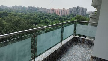 Balcony in 3 BHK Builder Floor at Sector 12 – for Rent