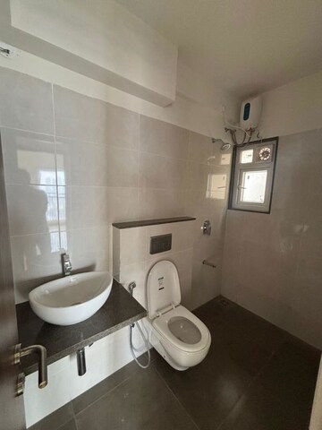 Bathroom in 2 BHK Apartment at Shapoorji Pallonji BKC 28, Bandra East – for Rent