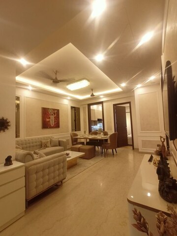 Living Room in 3 BHK Builder Floor at NKV Golden Avenue, Sohna Sector 35 – for Sale