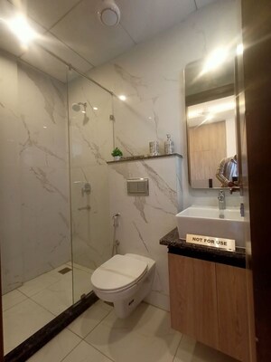 Bathroom in 3 BHK Builder Floor at NKV Golden Avenue, Sohna Sector 35 – for Sale