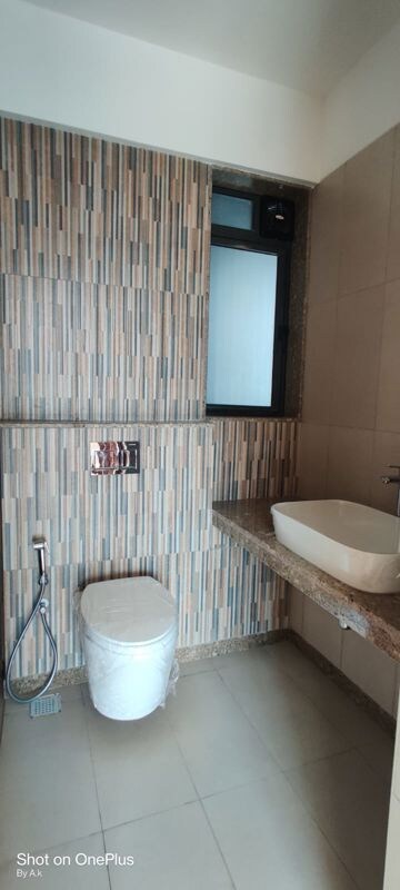 Bathroom in 2 BHK Apartment at Shapoorji Pallonji Vicinia, Powai – for Rent