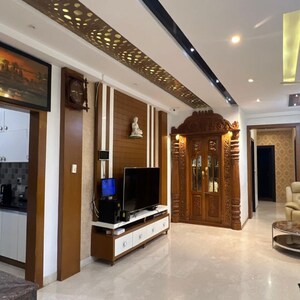 Building Lobby in 4 BHK Apartment at Prestige Misty Waters, Coffee Board Layout – for Sale