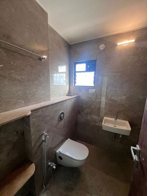 Bathroom in 2 BHK Apartment at Hinjewadi – for Rent