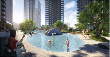 Swimming Pool in 3.5 BHK Apartment at Krisumi Waterside Residences, Sector 36a – for Sale