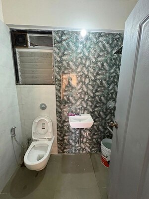 Bathroom in 1 BHK Apartment at Re Form Delta House, Goregaon East – for Rent