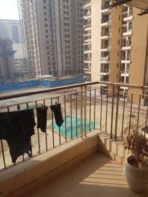 Balcony in 3.5 BHK Apartment at RG Luxury Homes, Sector 16b Greater Noida – for Rent