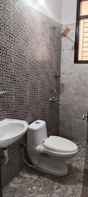 Bathroom in 1 BHK Builder Floor at Harsha City Mall, Shakti Khand 2 – for Rent