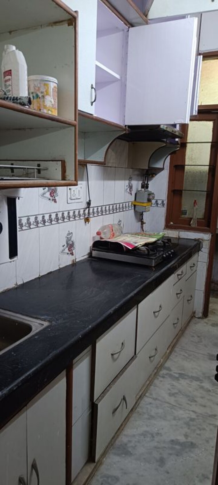 Kitchen, rohini sector 8 1 Bedroom 750 Sq.Ft. Builder Floor In Rohini Sector 8 Delhi 9939946