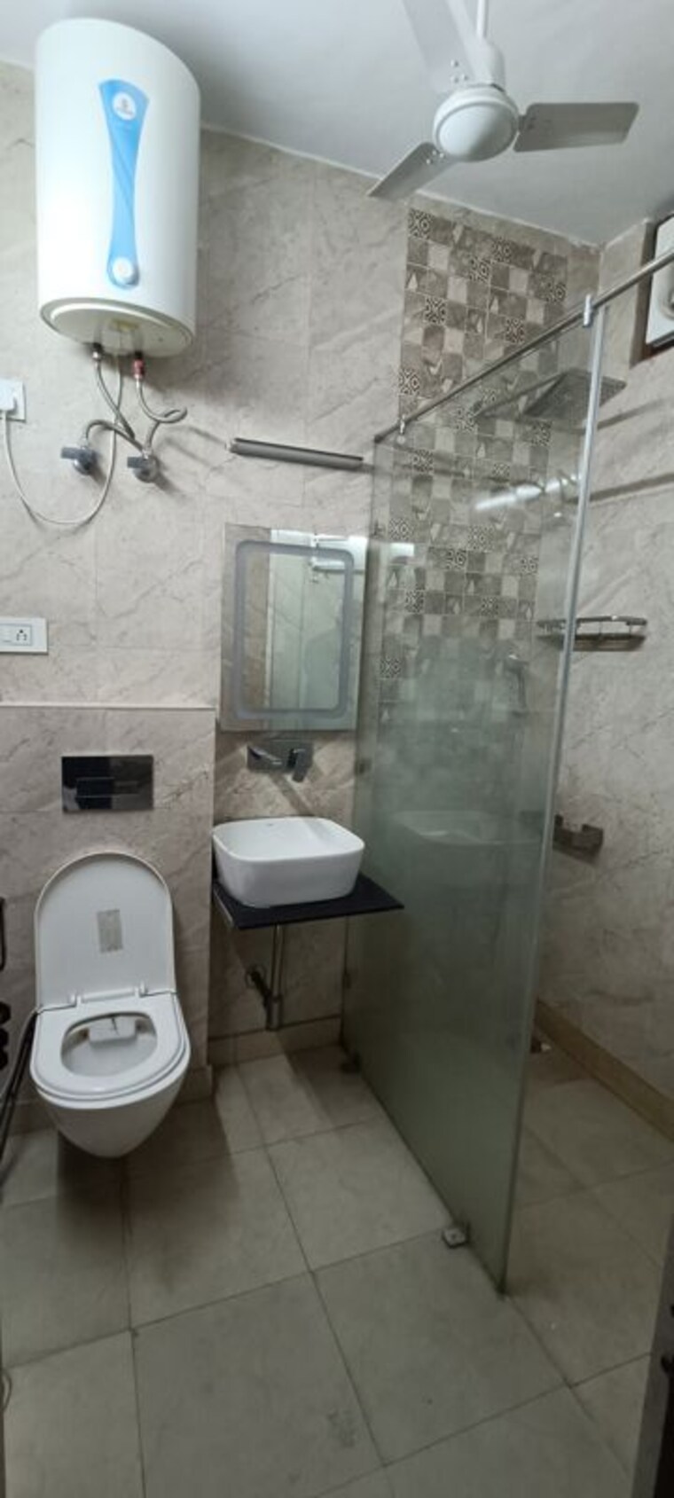 Bathroom, rohini sector 8 1 Bedroom 750 Sq.Ft. Builder Floor In Rohini Sector 8 Delhi 9939946