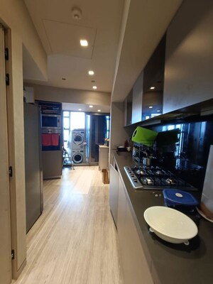 Kitchen in 3 BHK Apartment at Lodha The World Towers World One Tier 2, Worli – for Rent