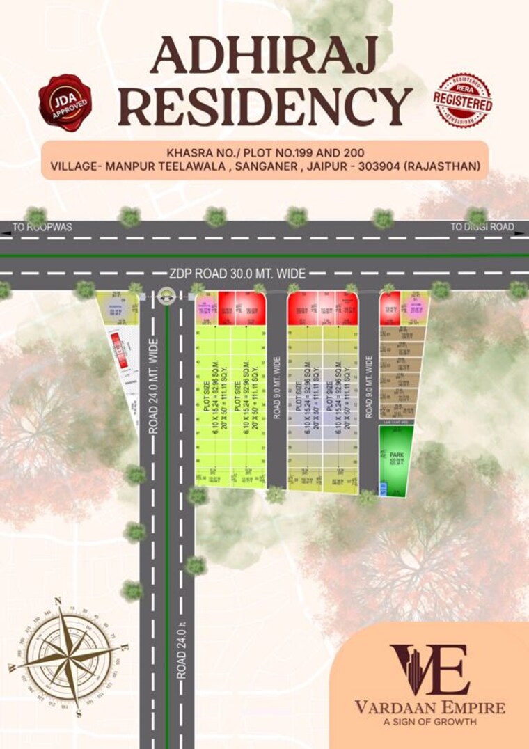 Exterior View, jaisinghpura  300 Sq.Yd. Plot In Jaisinghpura Jaipur 9934441