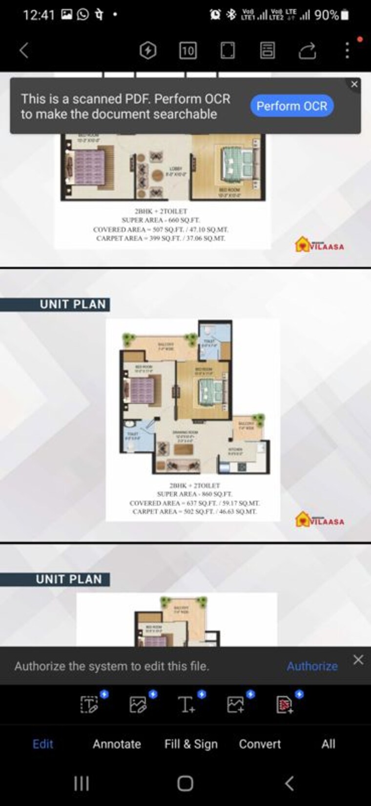 Floor Plan, migsun-vilaasa 2 Bedroom 860 Sq.Ft. Apartment In Eta Ii Greater Noida Greater Noida 9939988