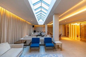 Living Room in 5 BHK Apartment at Lodha The World Towers World One Tier 2, Worli – for Rent