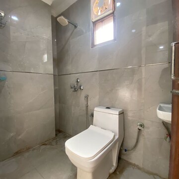 Bathroom in 2 BHK Builder Floor at Chattarpur – for Rent