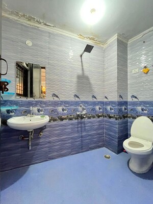 Bathroom in 1 RK Builder Floor at Saket – for Rent