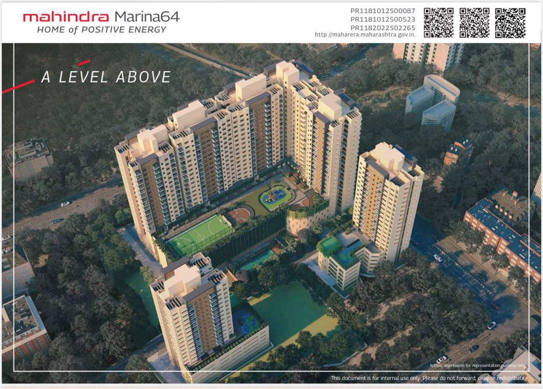 3 BHK Apartment For Sale in Mahindra Marina 64