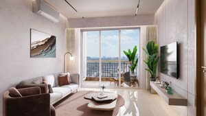 Master Bedroom in 3 BHK Apartment at Mahindra Marina 64, Malad West – for Sale