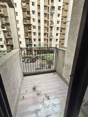 Balcony in 1.5 BHK Apartment at Lodha Lakeshore Greens, Dombivli East – for Rent