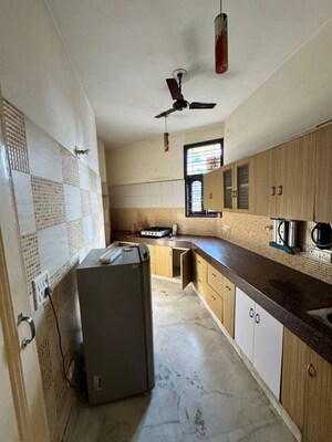 Kitchen in 2 BHK Builder Floor at Nehru Enclave – for Rent