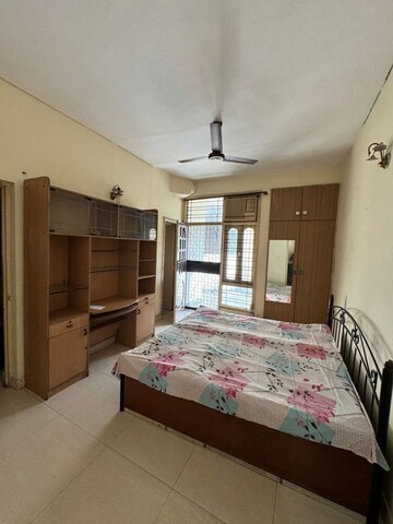 Bedroom in 2 BHK Builder Floor at Nehru Enclave – for Rent