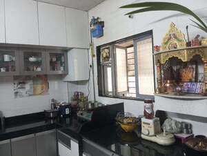 Kitchen in 2 BHK Apartment at Dhanraj Park Society, Wakad – for Rent