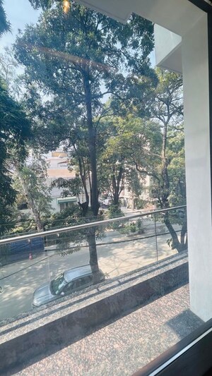 Balcony in 3 BHK Builder Floor at Panchsheel Enclave – for Rent