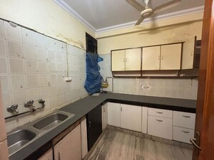 Kitchen in 3 BHK Builder Floor at Greater Kailash I – for Rent