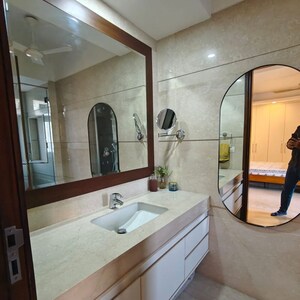 Living Room in 4 BHK Builder Floor at East Of Kailash – for Sale