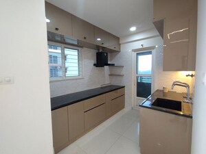 Kitchen in 4 BHK Apartment at Aparna Sarovar Zicon, Nallagandla – for Rent