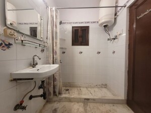 Bathroom in 2 BHK Builder Floor at Malviya Nagar – for Rent