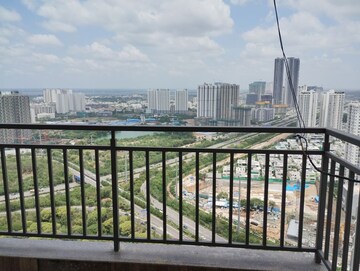 Balcony in 3 BHK Apartment at Rajapushpa Provincia, Narsingi – for Rent