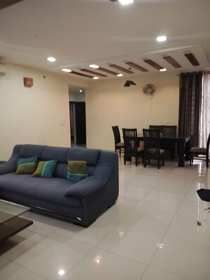 Living Room in 3.5 BHK Apartment at Ansals Celebrity Greens, Sushant Golf City – for Rent