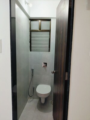 Bathroom in 1 BHK Apartment at Roshan Milestone, Tathawade – for Rent