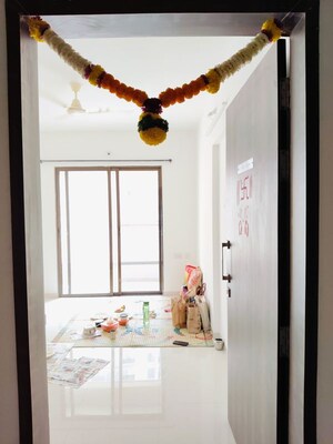 Building Lobby in 1 BHK Apartment at Roshan Milestone, Tathawade – for Rent